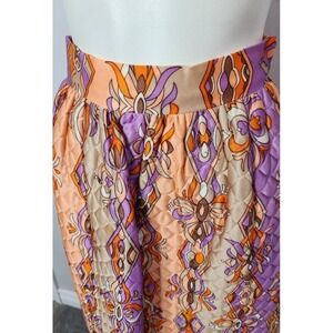 Vintage 1960s Quilted Maxi Skirt